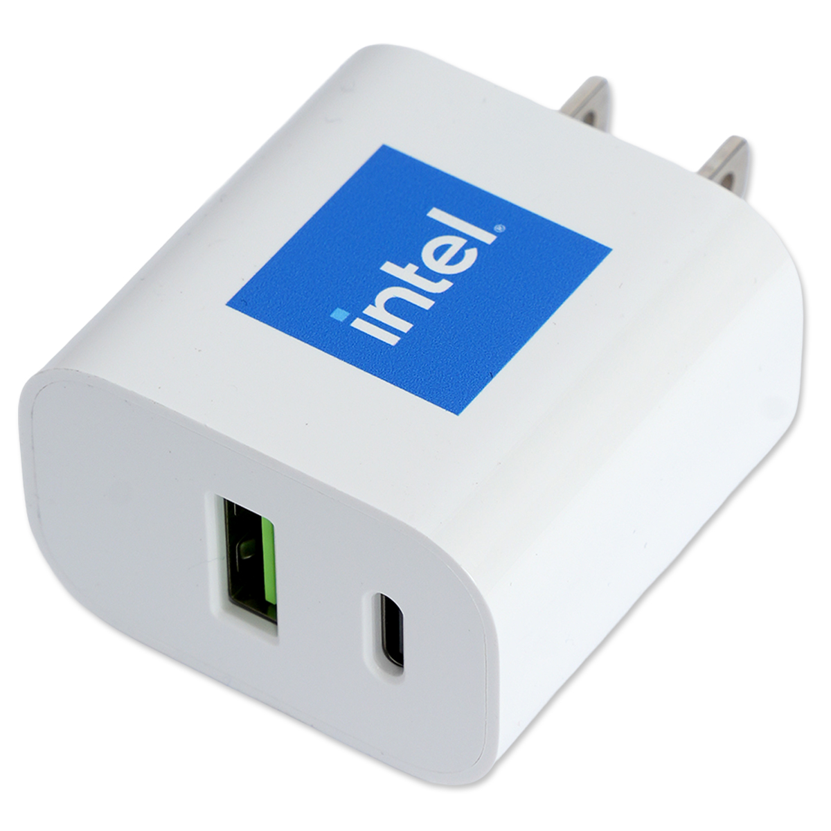 Dual Port Flat Wall Adapter